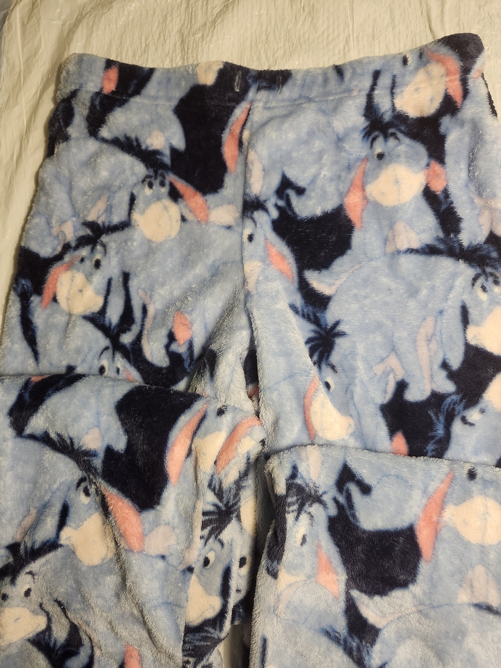 Disney Light Blue Eeyore Fleece Pajama Bottoms